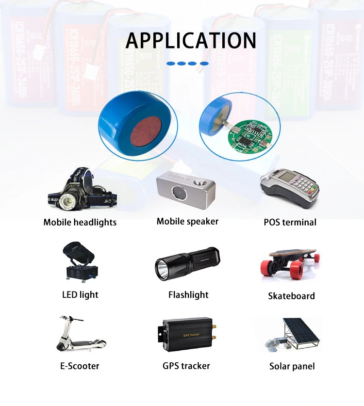 Manufacturer UL/PSE/CB/Kc/MSDS/Un38.3 Rechargeable 3.7V 2600mAh Li-ion 18650 Battery for Speaker/Head Lamp