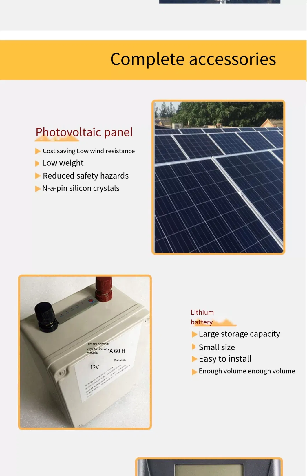 Photovoltaic Panel off-Grid Energy Efficiency Solution