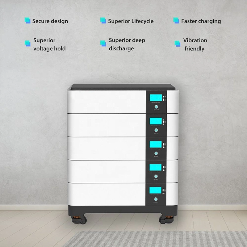 OEM 48V 5kw 10kw High Voltage 15kwh 20kwh Lithium Battery Stacked Energy Storage Battery