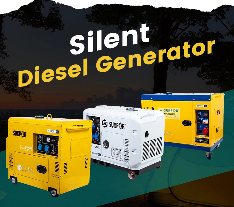 Best All Power 6500W Silent Diesel Generatorssale with Cheap Price