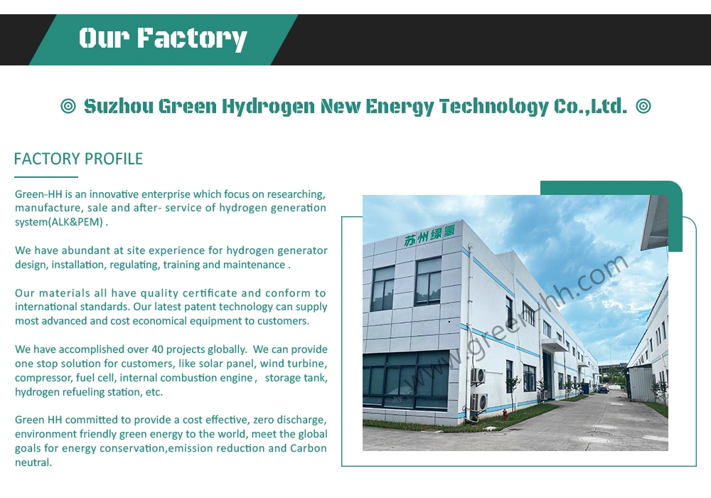 Green Clean Energy 1000m3 Capacity Electrolyser Hydrogen of Alk Technology