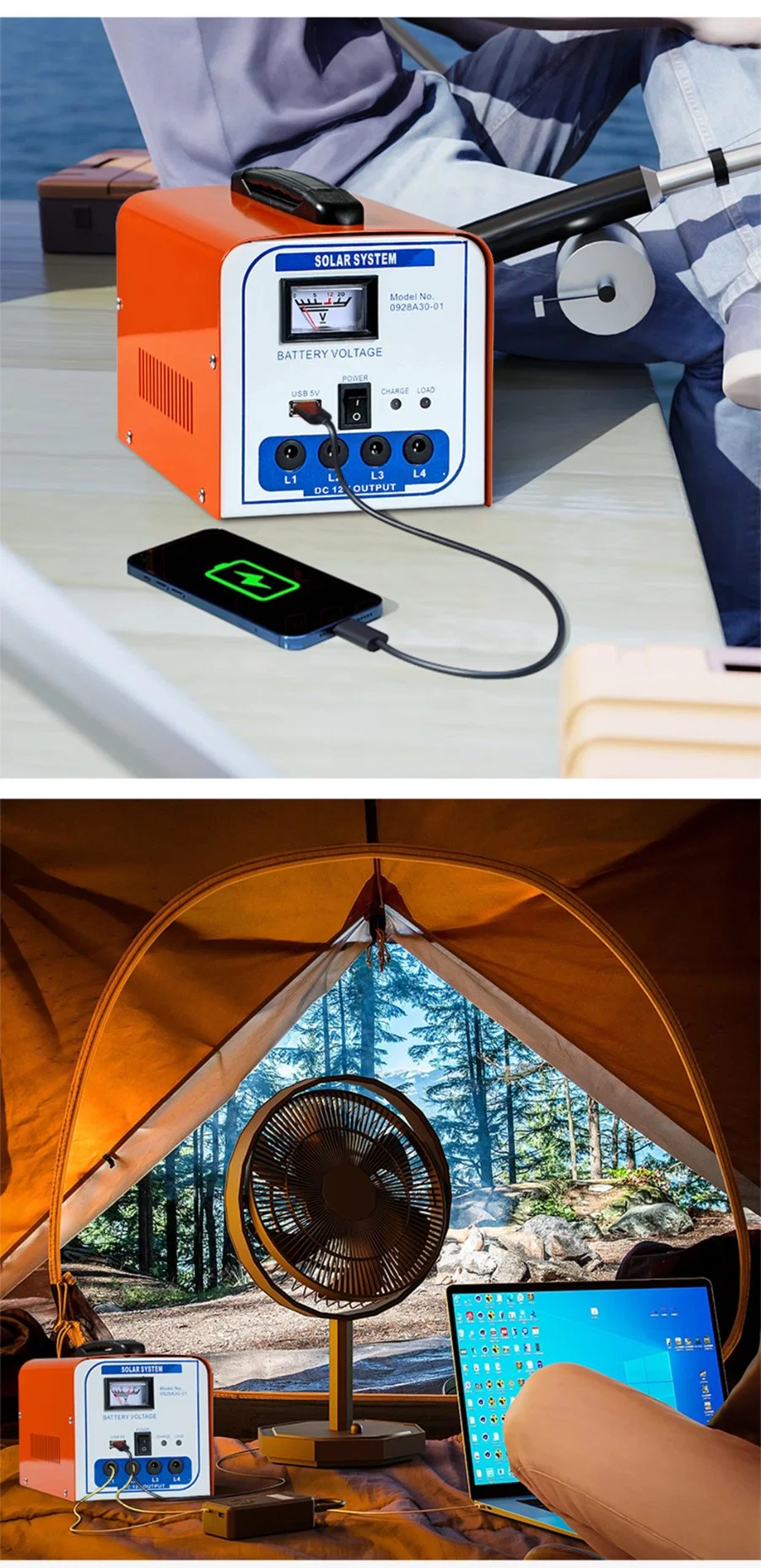 Lithium Battery Large Capacity Small Size Mobile Power Supply Power Outage Camping Energy System