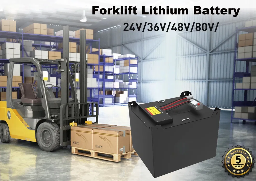 LiFePO4 Battery 36V 105ah 206ah 110ah 280ah 300ah Electric Lithium Forklift 48 Volt Forklift Battery