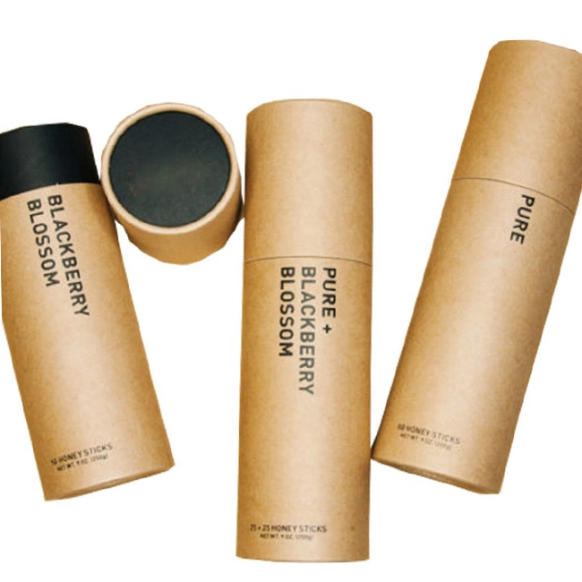 Custom High Quality Round Tube Box Package Wholesale