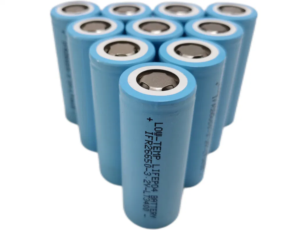 Ultra-Low Temperature Refrigeration Parts LFP 26650 Lithium Ion Battery-3200mAh (-20&ordm; C-60&ordm; C)