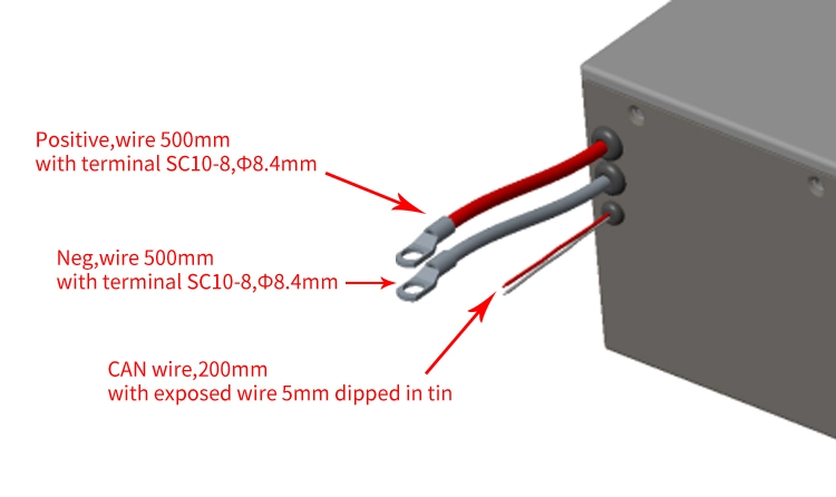 U-Greenelec 25.6V50ah Lithium Battery Energy Storage for Agv