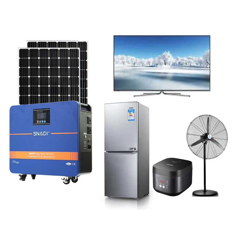 Power Station 1kw 3kw 5kw Solar Portable Generator Panels Energy System Lithium Battery Bank