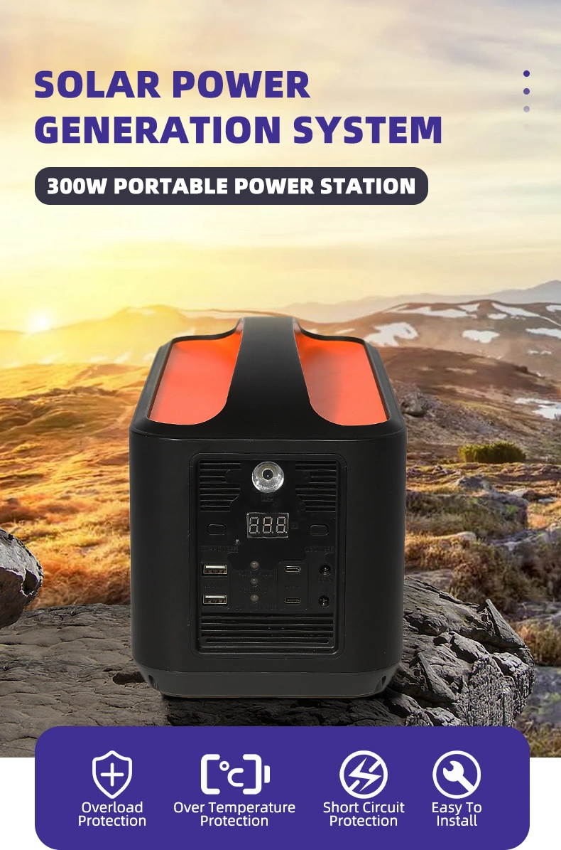 100W 200W 300W LiFePO4 Battery Portable Power Station