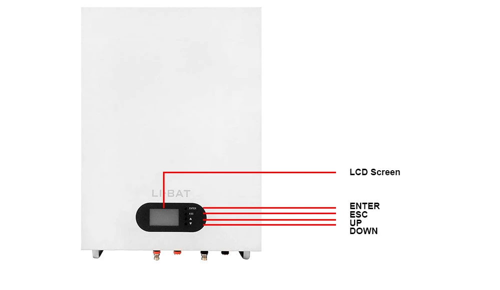 51.2V 100ah Wall Mount LiFePO4 Lithium Battery for Home Bess