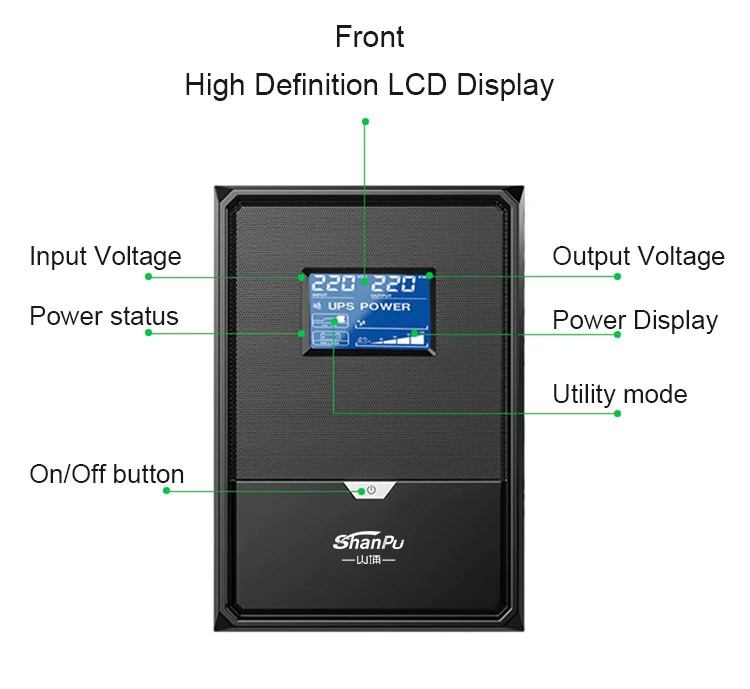 Shanpu UPS Uninterruptible Power Supply Computer Power Outage 220V Standby Stable Delay 800va 480W