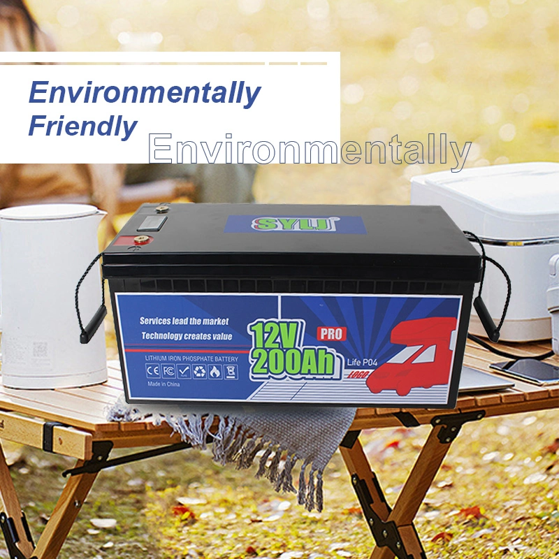 12V LiFePO4 Battery 200ah Lithium Iron Battery 5120wh for Trolling Motor Medical