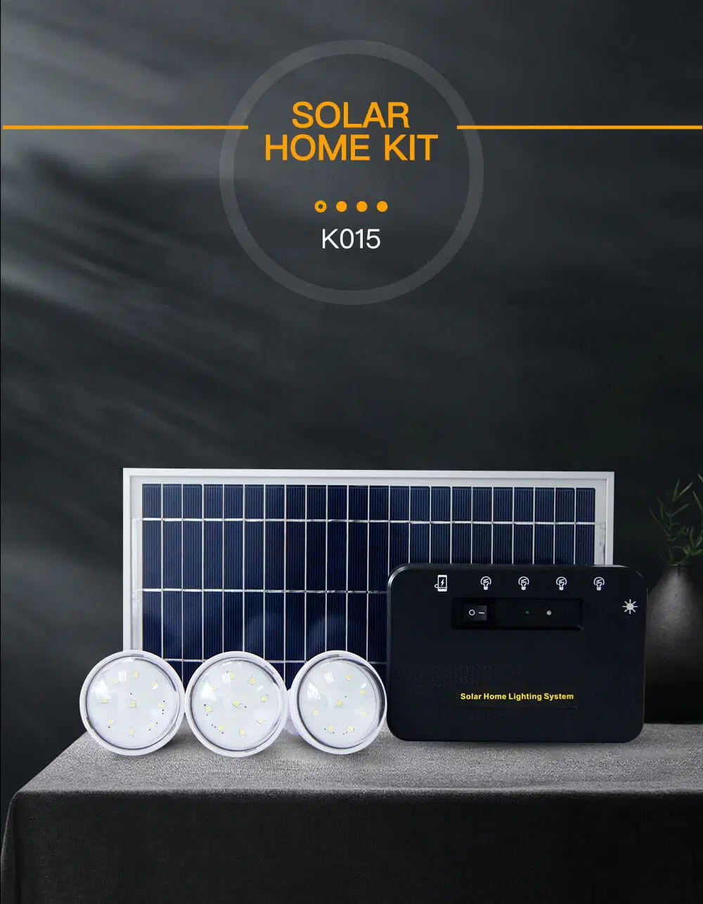 Stable and Reliable: Solar Home Lighting Kit Provides Steady Power