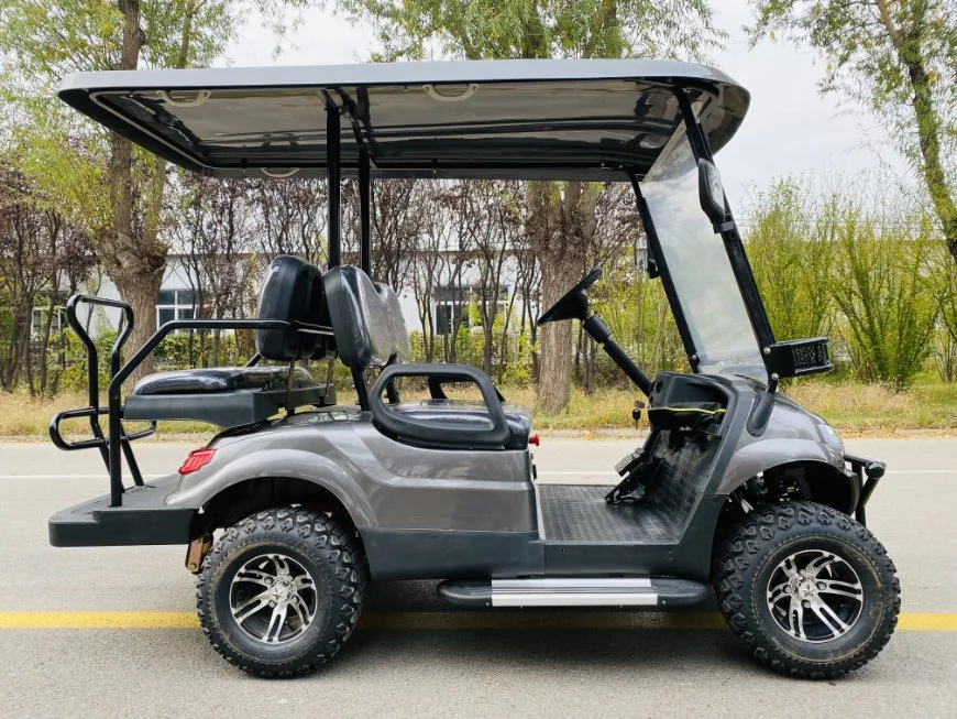 6 Passenger off-Road Gray Electric Electric Vehicle Cart for Sale