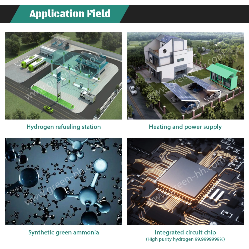 Green Clean Energy 1000m3 Capacity Electrolyser Hydrogen of Alk Technology