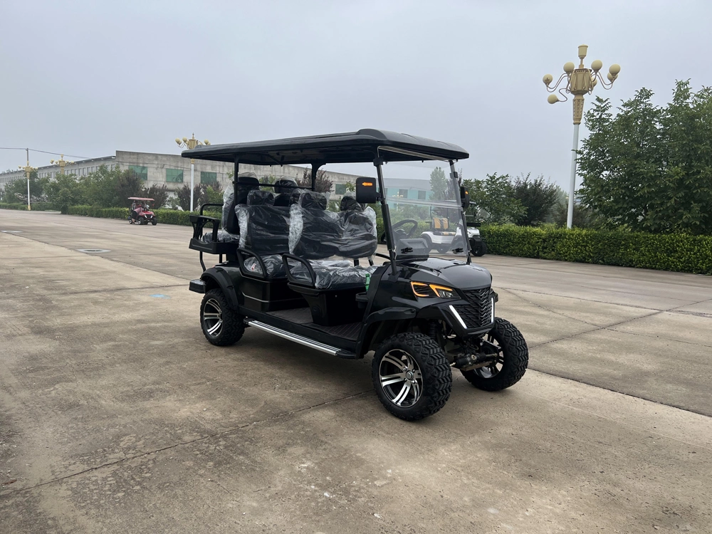 2023 New Model Fast Speed Long Range 6 Seats 72V 7kw Lithium Battery Electric Lifted Buggy off Road Golf Cart