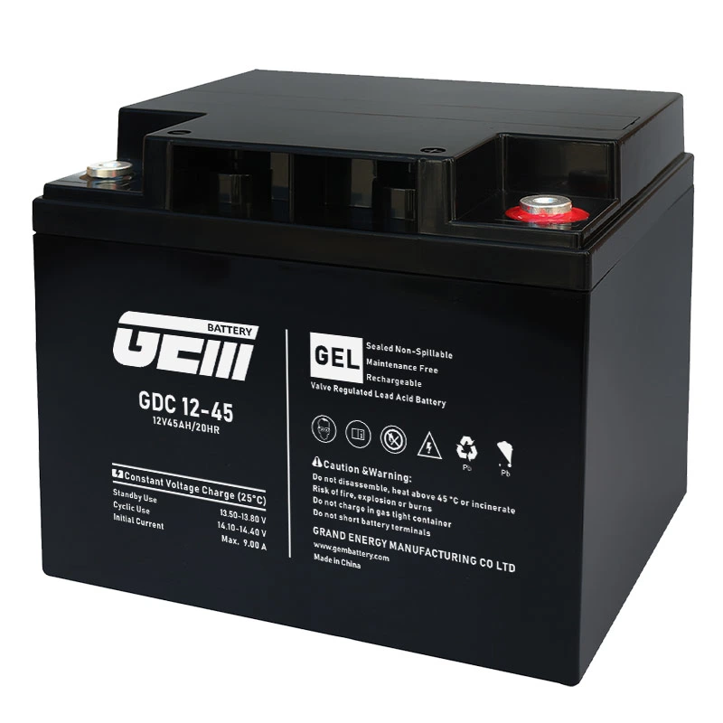 GEM Battery 12V 45AH Deep Cycle Rechargeable AGM-Gel Solar Battery