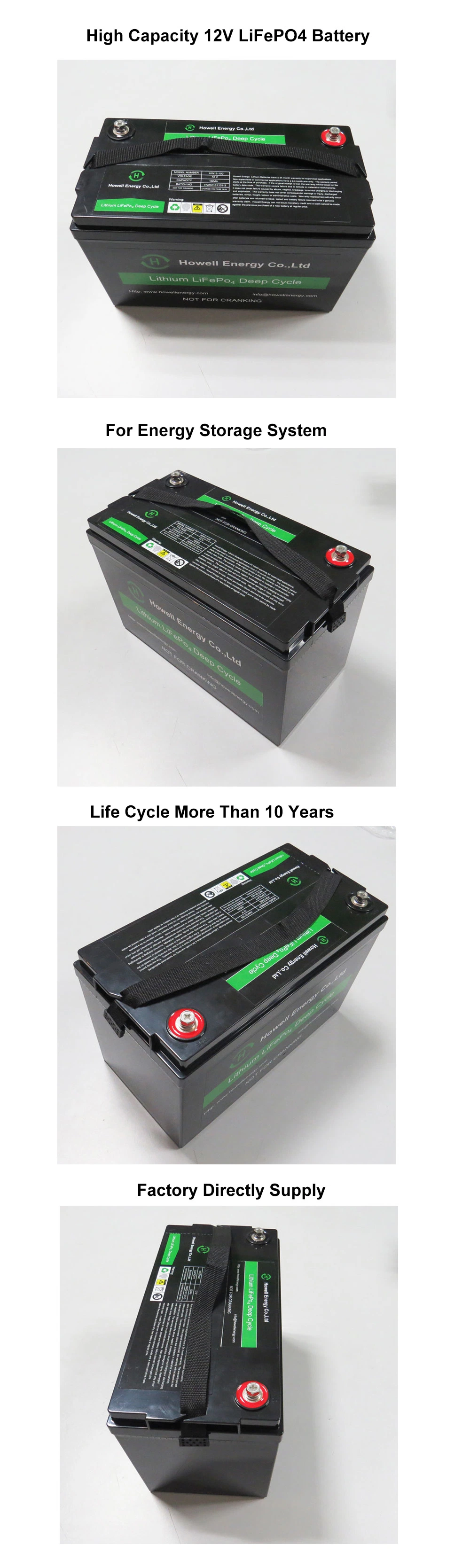 OEM Lithium Ion Batteries LiFePO4 Battery 12V 24V 36V 200ah 100ah 50ah RV Forklift Golf Cart Yacht