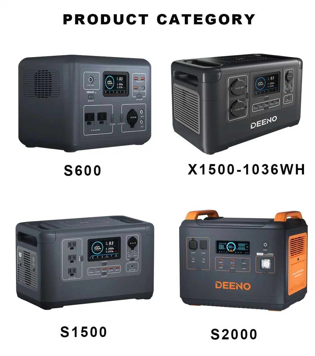 700W Outdoor Power Storage Emergency Power Supply Large Capacity Lithium Battery