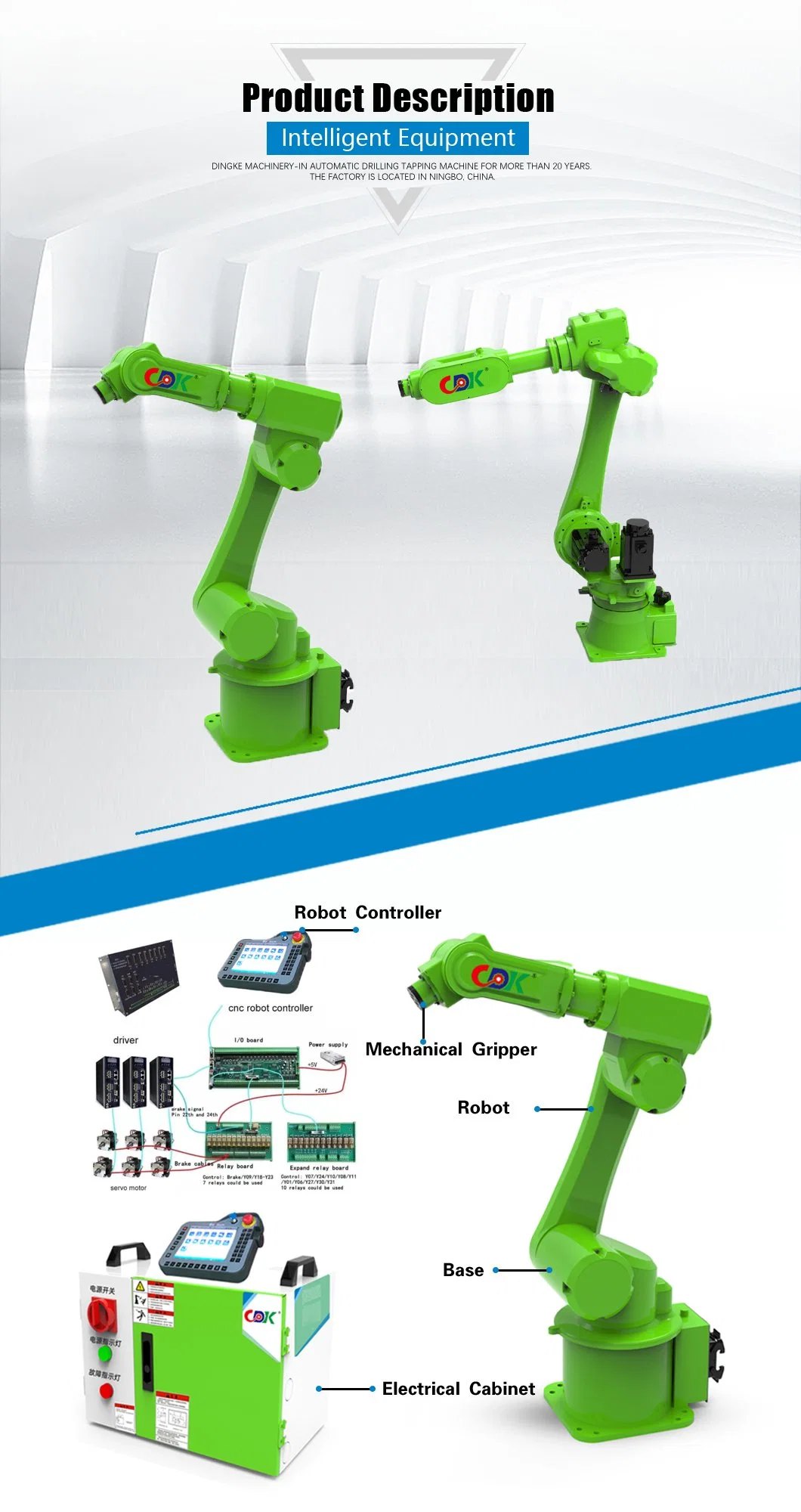 Wholesale Universal Machine Robot Lt2100-E-6 with Cobot Industrial Robot 6 Axis Handling Robot