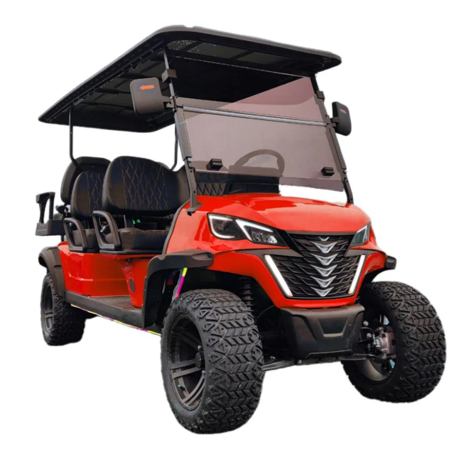 2023 New Model Fast Speed Long Range 6 Seats 72V 7kw Lithium Battery Electric Lifted Buggy off Road Golf Cart