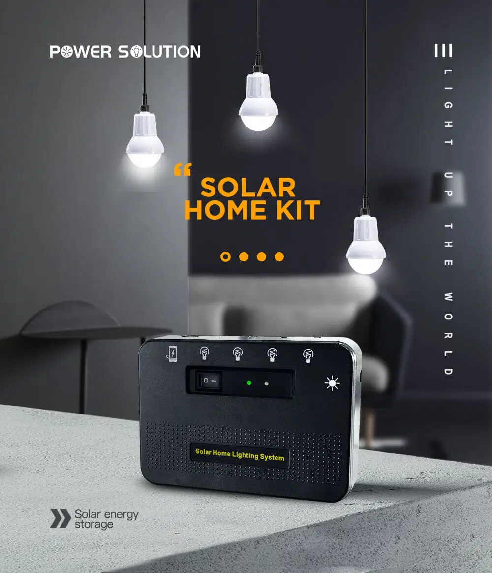 Stable and Reliable: Solar Home Lighting Kit Provides Steady Power