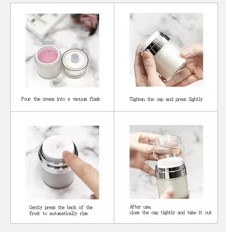 50ml30ml15ml Cosmetic Plastic PMMA Jar Skincare Packaging From China Manufacturer