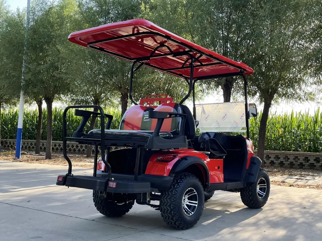 4 Seater 72V 4kw Lithium Battery Lifted Electric off Road Golf Carts