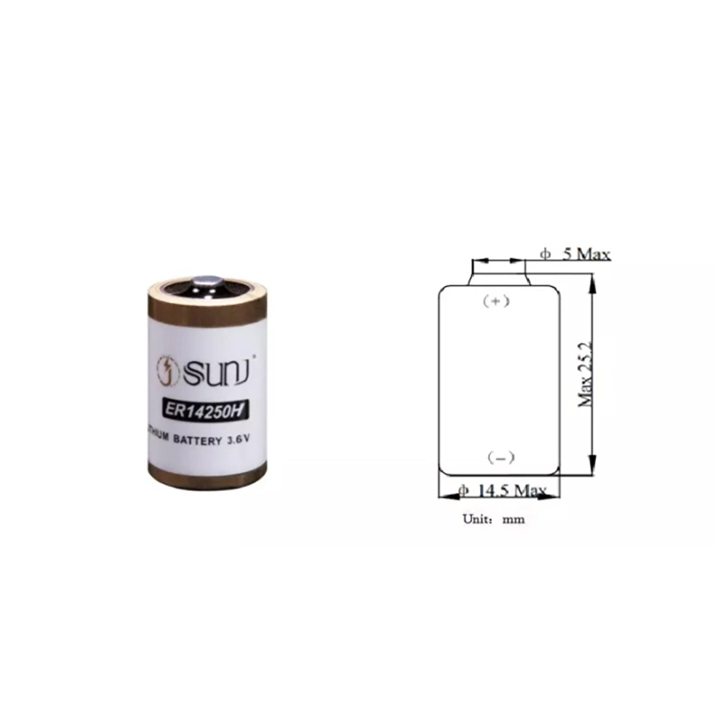 Large Capacity Power Meter Device Power Supply Non-Rechargeable Lithium 3.6V Battery Er14250h