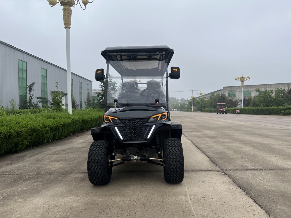 2023 New Model Fast Speed Long Range 6 Seats 72V 7kw Lithium Battery Electric Lifted Buggy off Road Golf Cart