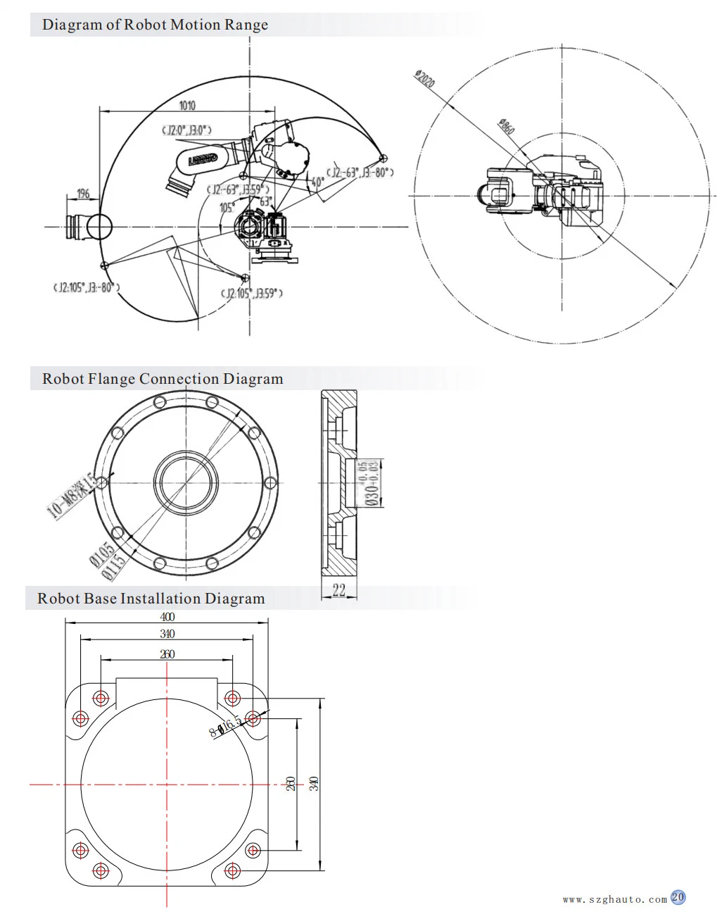 Szgh-M1 000-E-6 Electric Robotic Arm Industrial Robot Arm 6 Axis for Polishing Uploading Loading Assembly, Grinding