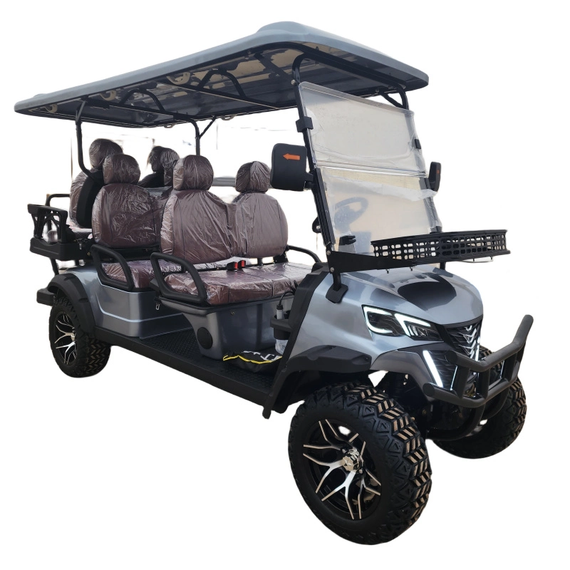 72V/48V Lithium Battery 6 Seat Electric Golf Cart Buggy CE Approved