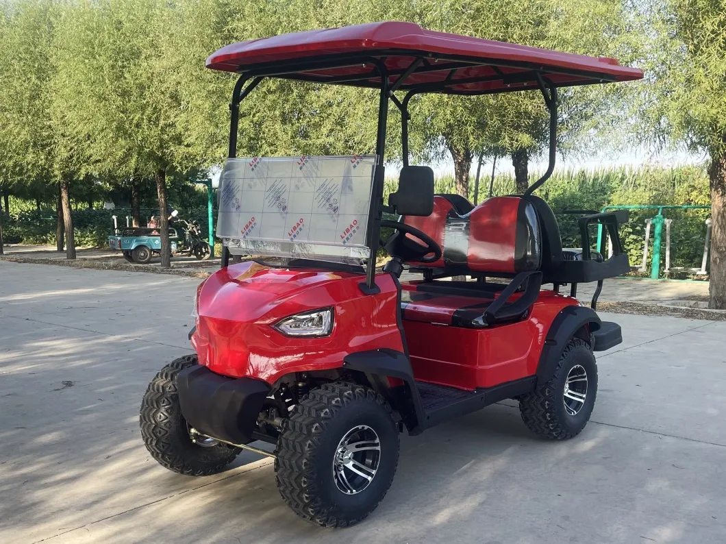 4 Seater 72V 4kw Lithium Battery Lifted Electric off Road Golf Carts