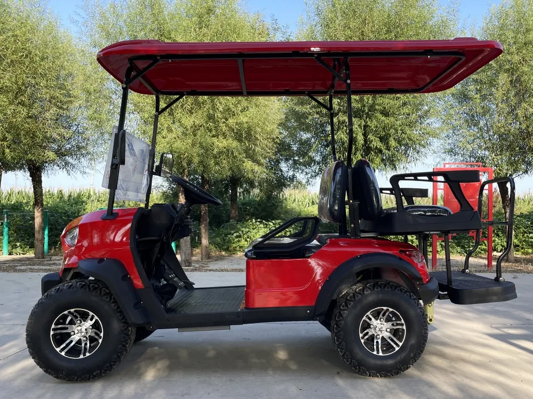 4 Seater 72V 4kw Lithium Battery Lifted Electric off Road Golf Carts