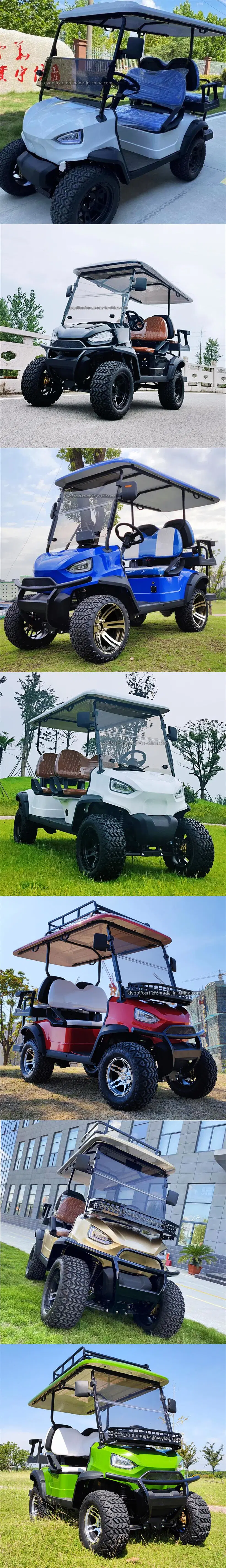 Durable Long Range Fast 4 Wheel 72V Electrical Mini Keep Golf Cart USA with Lithium Battery