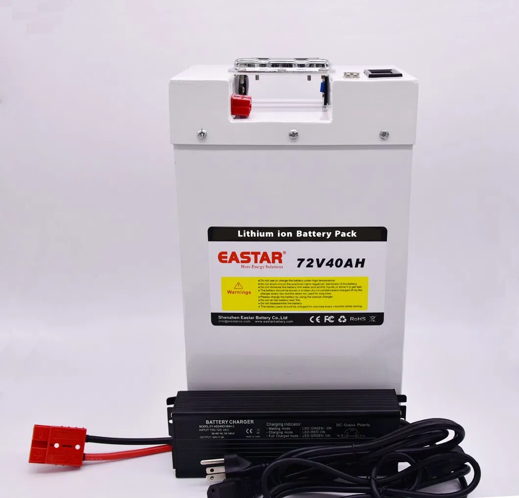 Wholesale Long Cycle Life 72V Lithium Battery Pack Forklift Batteries with BMS