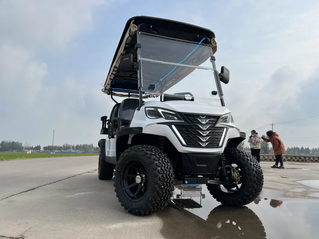 Wholesale Brand New Utility Vehicle 4 Wheel 6 Seats Electric Golf Cart 48V 72V Lithium Battery Club Car off Road Golf Cart Price