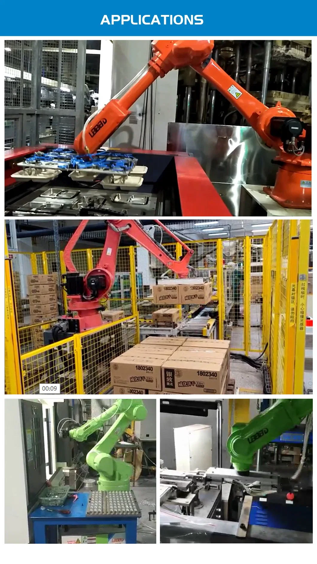 Wholesale Universal Machine Robot Lt2100-E-6 with Cobot Industrial Robot 6 Axis Handling Robot