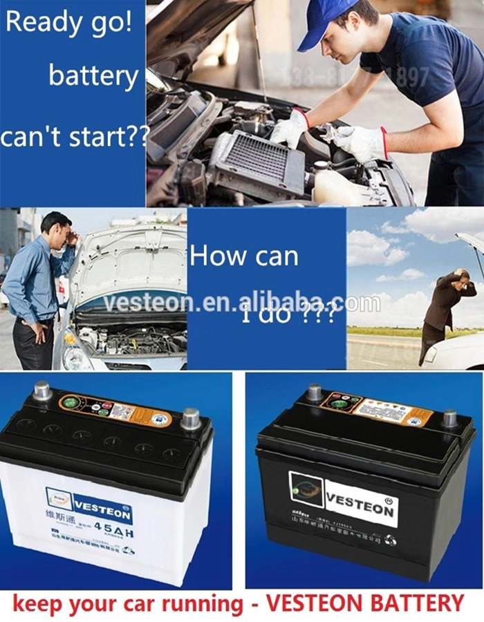 Lead Acid JIS/DIN 12V80ah Maintenance Free Hybrid Car Battery