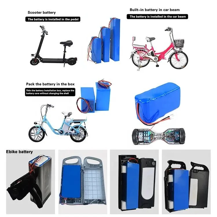 Customize OEM 24V 36V 48V 72V Lithium Battery 20ah 40ah 60ah 90ah Batteries18650 Akku for Electric Bike, Garden Cordless Device, Logistic Robotics, Golf Carts