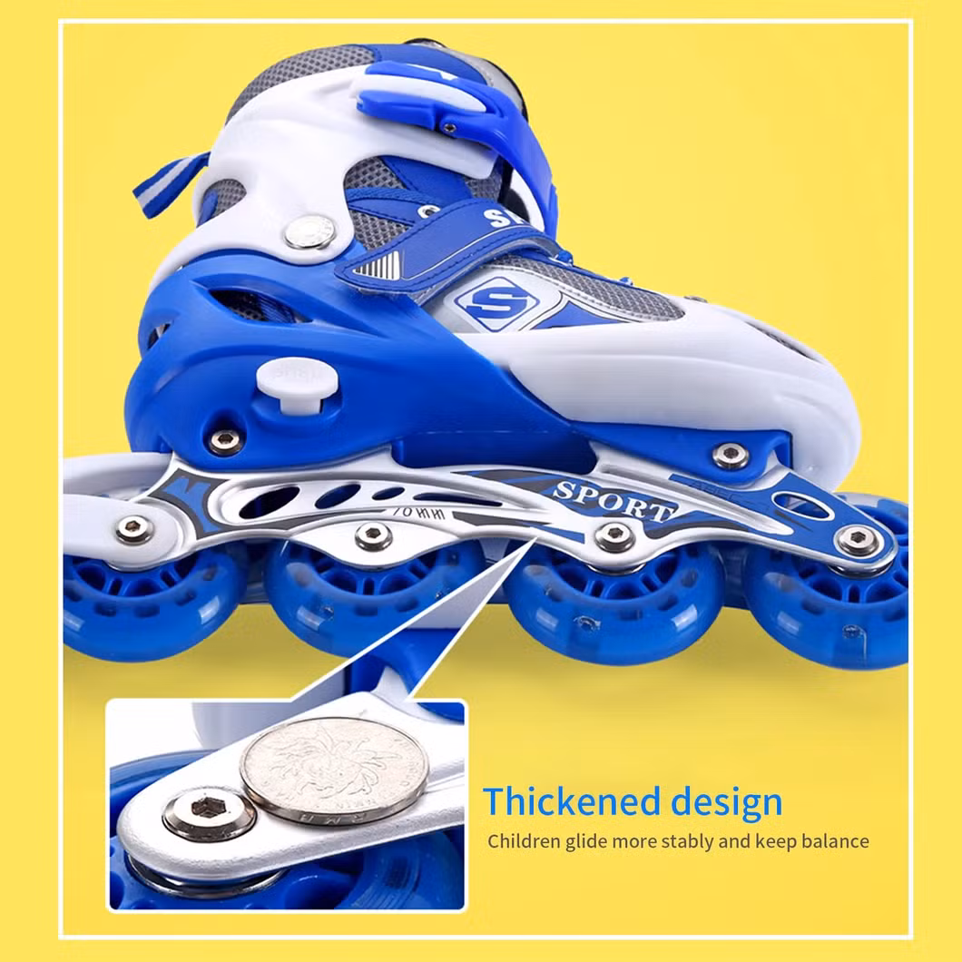 Adjustable Promote Cheap Children Sports Roller Skates Shoes Customized Wholesale Inline Design Roller Skates