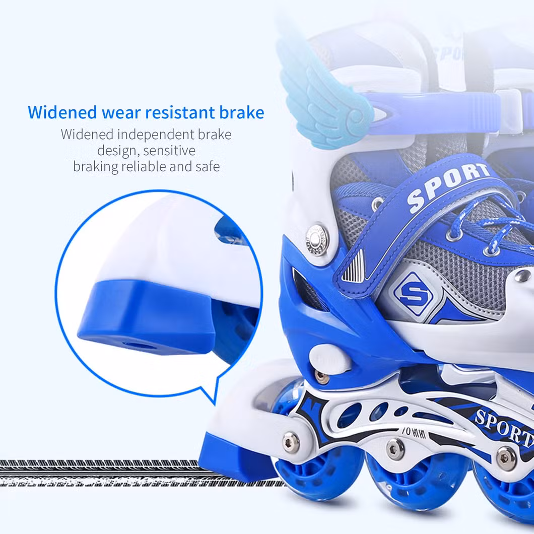Adjustable Promote Cheap Children Sports Roller Skates Shoes Customized Wholesale Inline Design Roller Skates