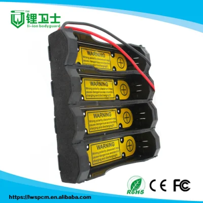 1s 2s 3s 4s 18650 Battery Holder +BMS, Max 4A