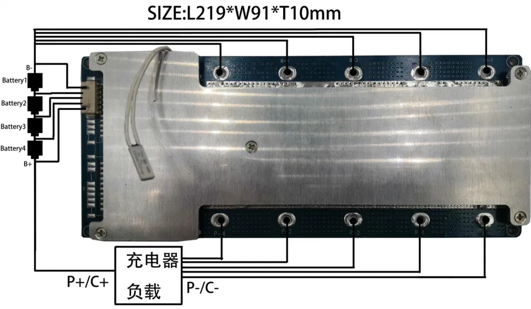 High Quality E-Motorcycle, Robot PCM 12.8V 150A 4s LiFePO4 12.8V Battery BMS