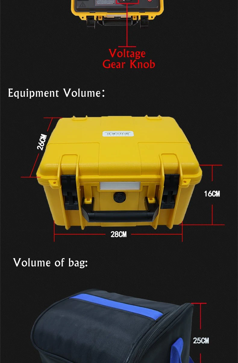 500V/5000V/10KV/15KV High Voltage Insulation Resistance megameter insulation tester 5KV 2.5 kv high voltage insulation tester