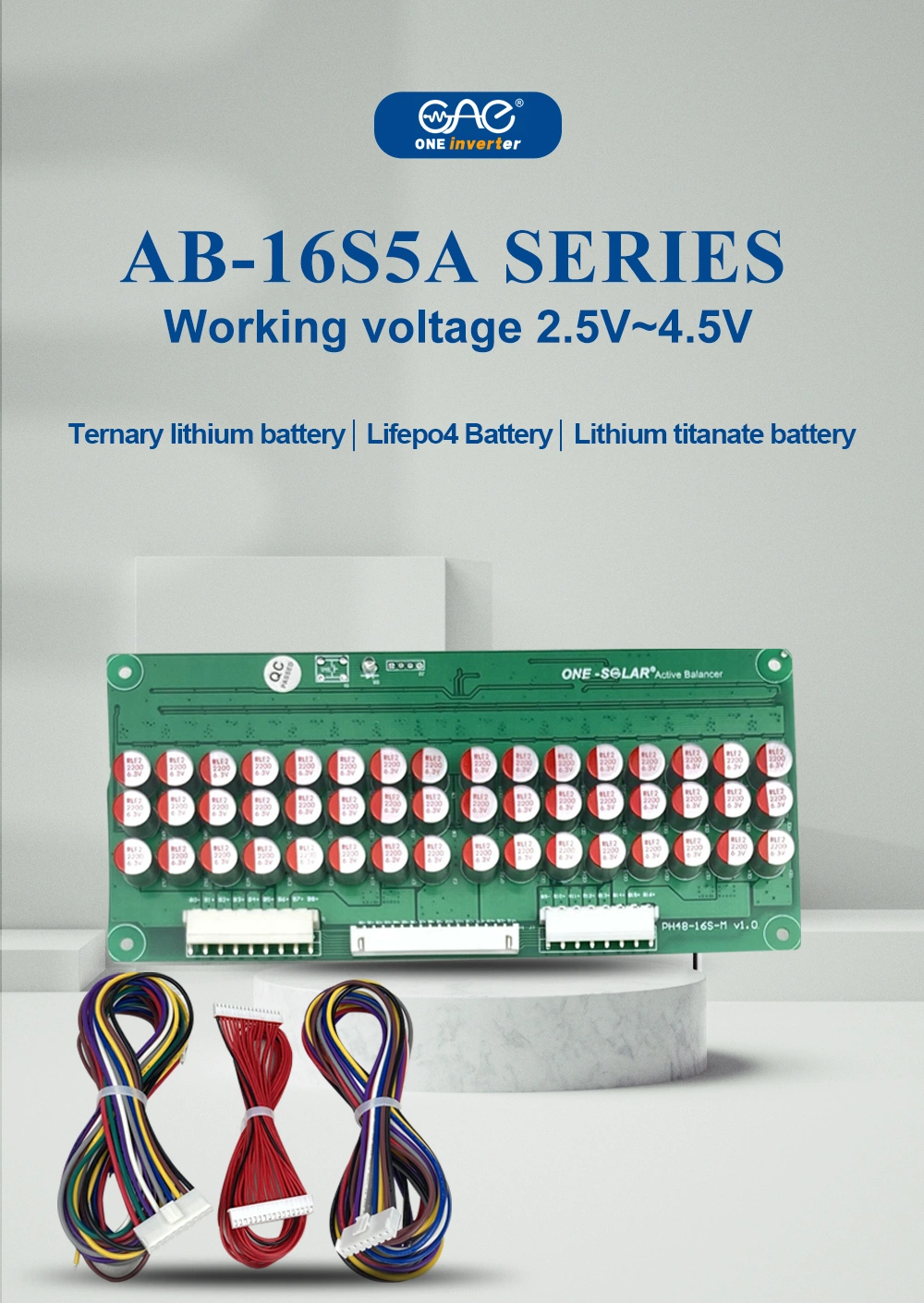 Active Cell Balancing BMS Board 16s 5A Lithium Battery Equalizer Active Balancer