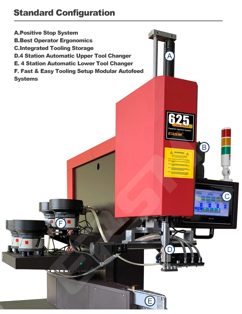 High Demand Anti-Pressure Hand Safety Device Automatic Feeding Riveting Machine