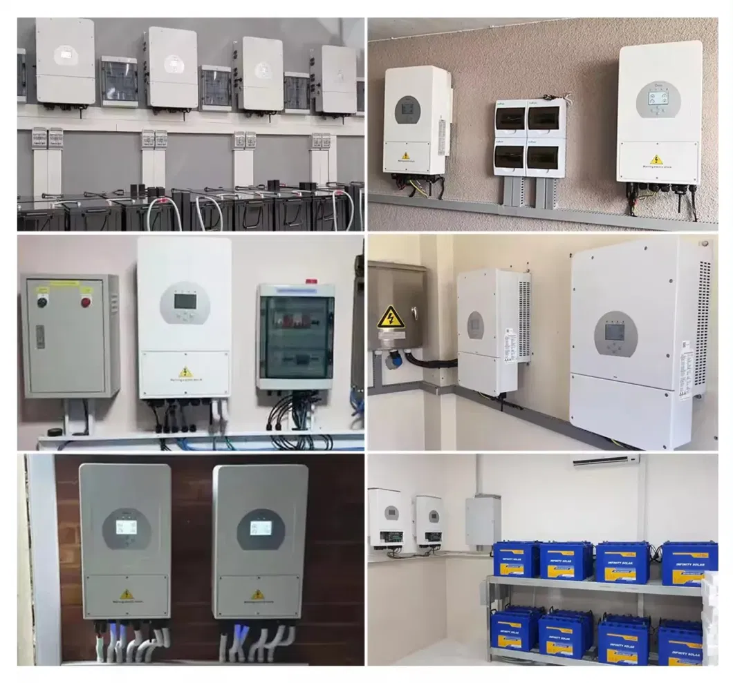 Deye Hybrid Inverter Three Phase Solar Power Inverter 30kw 35kw 40kw 50kw Smart MPPT Solar Inverter Matching Hv Lithium-Ion Battery