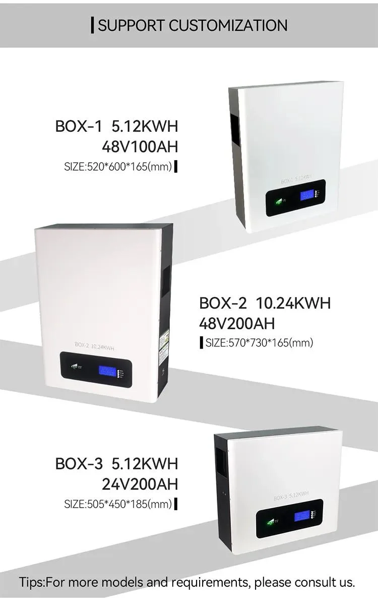 Wall-Mounted Lithium Battery 48V 100ah LiFePO4 Household Energy Storage System 5kw