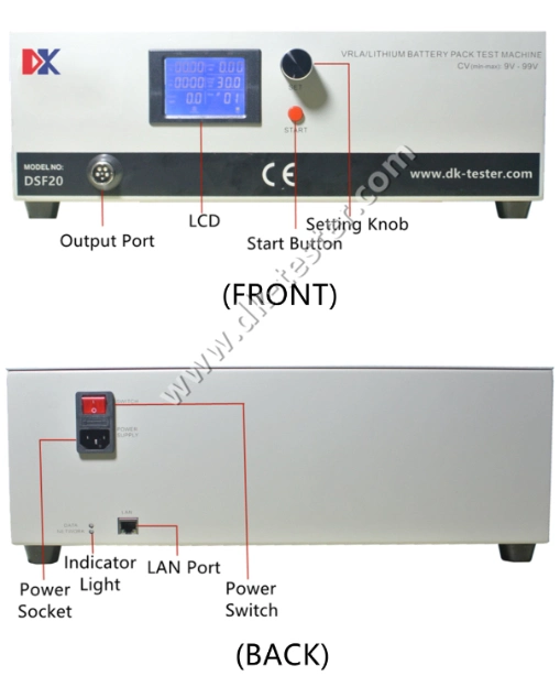 99V 20A Wide Voltage Output Lithium-Ion Battery Pack Auto Capacity Discharger