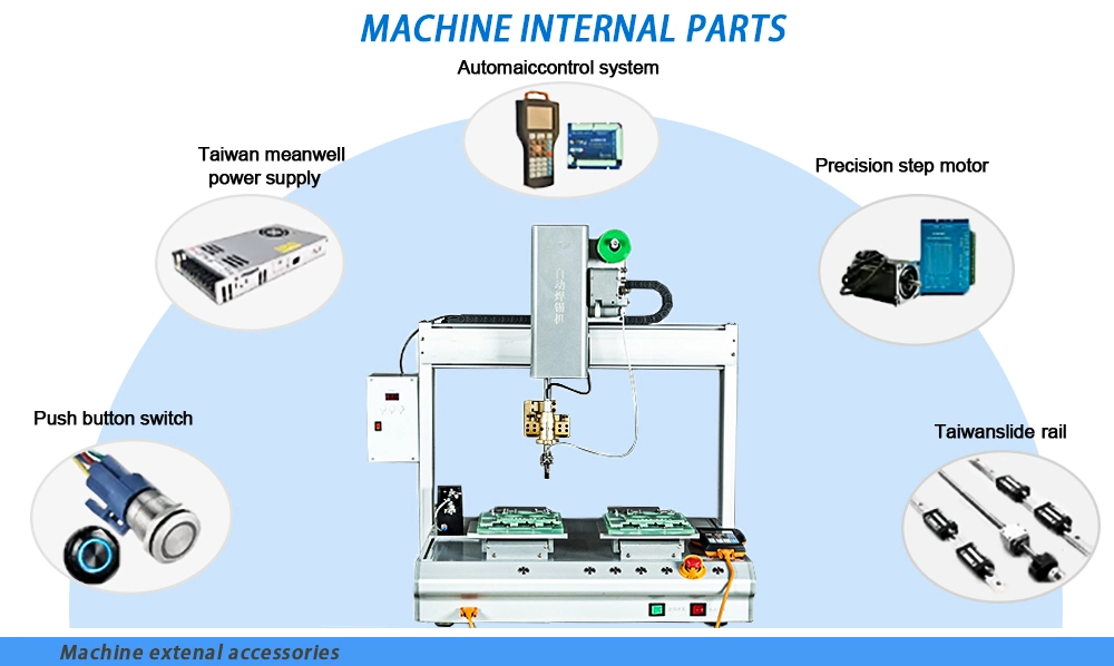 Ra Factory Table Type High Quality Spot Welding/Welder/Solder/Soldering Machine for Electronic Components/Resistance